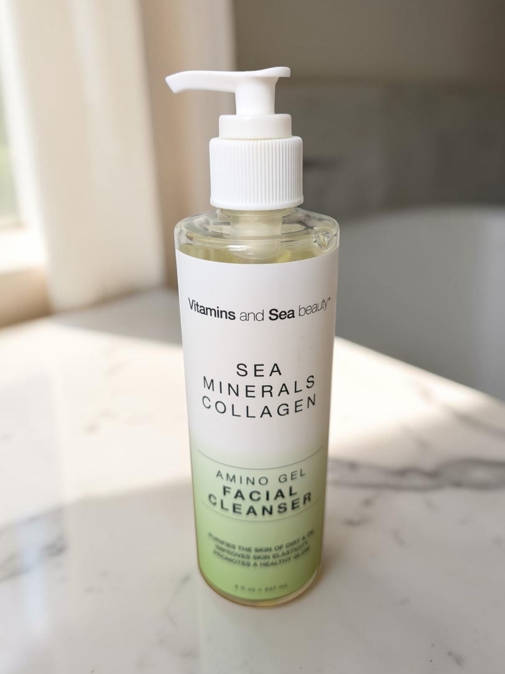 Vitamins and Sea Beauty Sea Minerals & Collagen Amino Gel Facial Cleanser 8oz